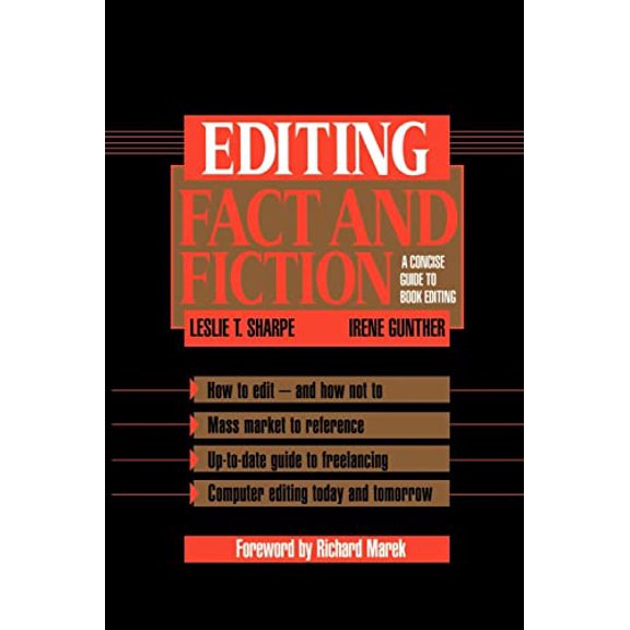 Pre-Owned Editing Fact and Fiction: A Concise Guide to Book Editing (Paperback) 0521456932 9780521456937