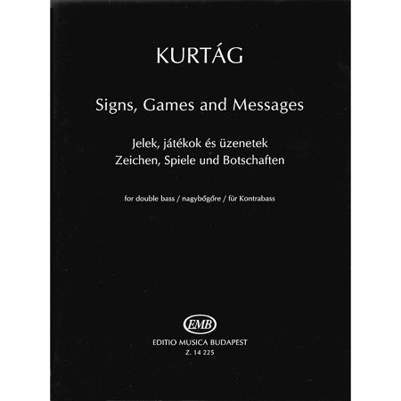 Editio Musica Budapest Signs, Games and Messages (for Doubl
