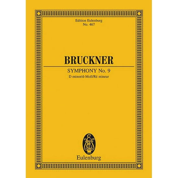 Edition Eulenburg: Symphony No. 9: D Minor/d-Moll/Re Mineur (Other)