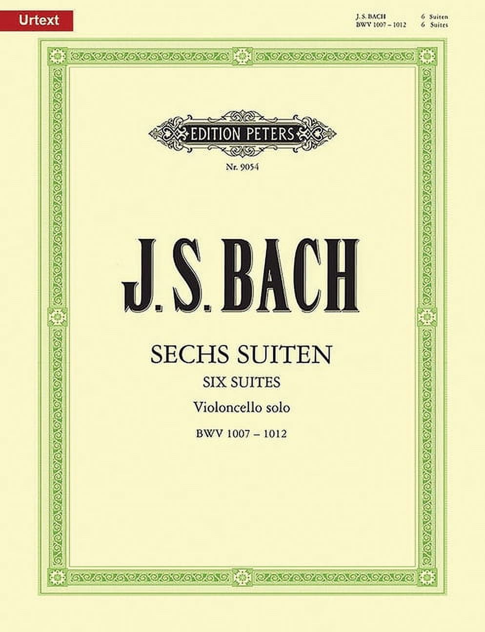 Edition Peters: Cello Suites Bwv 1007-1012 for Cello Solo: Sheet (Paperback)