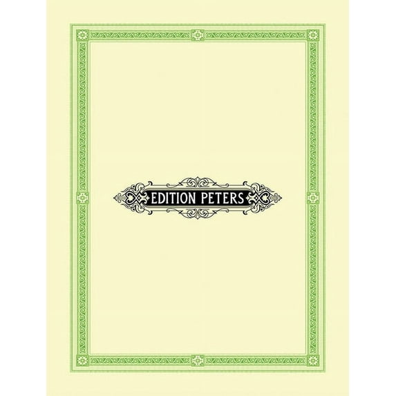 Edition Peters Theme and Variations Op. 1 'Abegg Variations': Urtext, (Paperback)