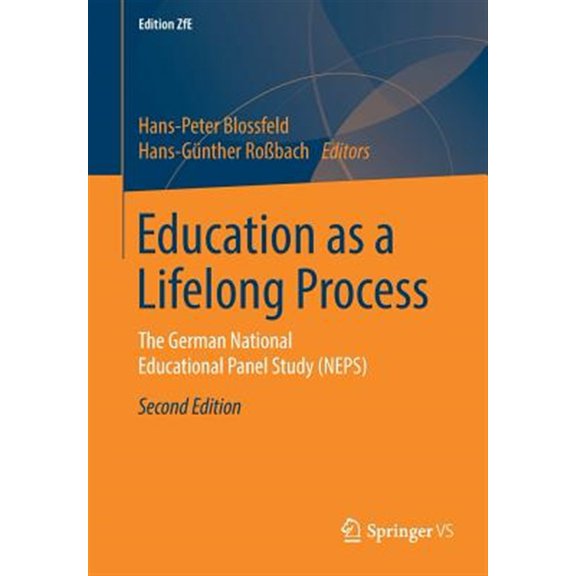 Pre-Owned Edition Zfe: Education as a Lifelong Process: The German National Educational Panel Study (Neps) (Paperback)