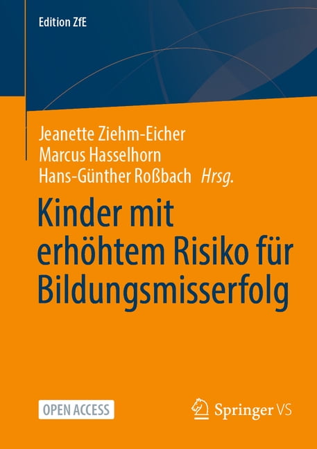 Edition Zfe Kinder Mit Erhöhtem Risiko Für Bildungsmisserfolg, Book 20, (Paperback)