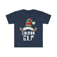 thumbnail image 1 of Editor Elf Christmas Unisex T-shirt, S-3XL Holidays Xmas Elves, 1 of 2