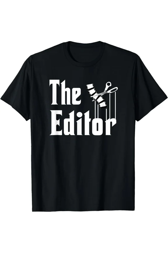 Editor Film Editing Funny Movie Post Production Humor Unisex T-Shirt, up to size 5XL