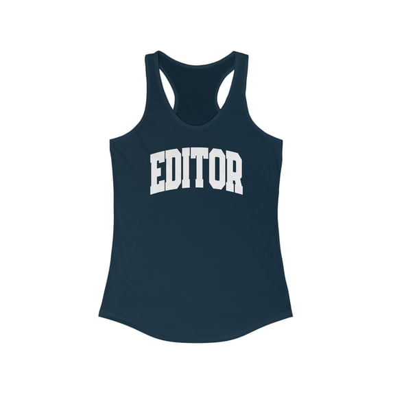 Editor Tank Top Gifts Shirt Womens Sleeveless