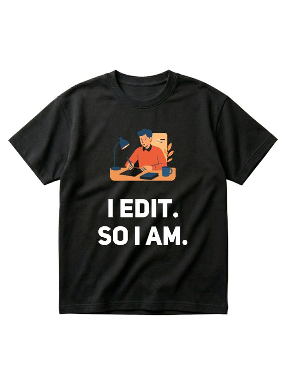 Editor Writer Author Edit Book Journalist Novelist Funny Gift T-Shirts