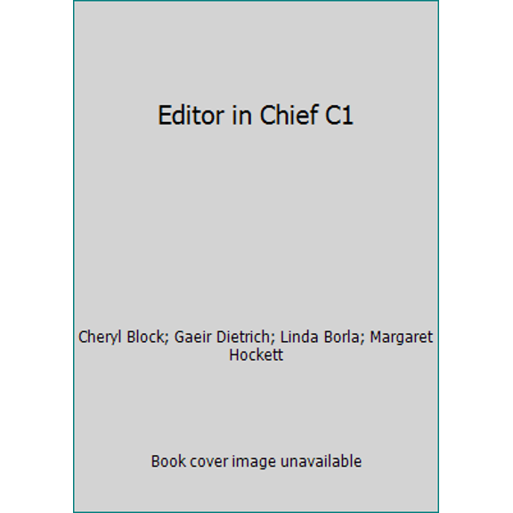 Pre-Owned Editor in Chief C1 (Paperback) 0894555170 9780894555176