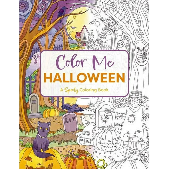 Halloween: A Spooky Coloring Book (Paperback)