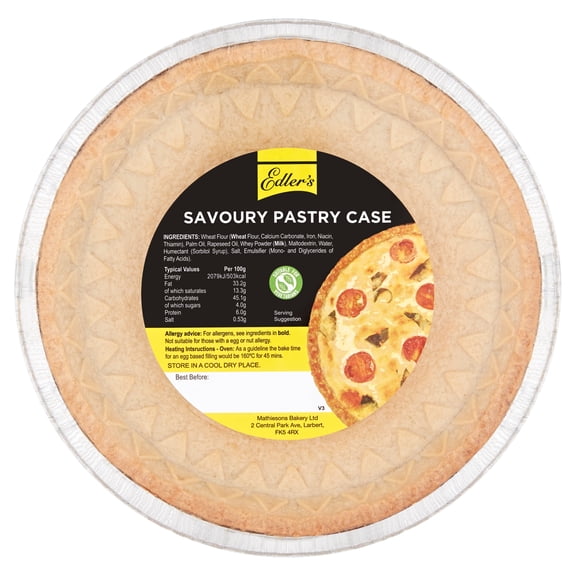 Edler's Savoury Pastry Case, Imported from Britain