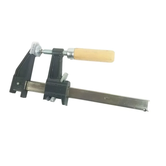Edm, 6" Steel Bar Clamp Tool, Ratcheting Quick Release For Metal And Woodworking
