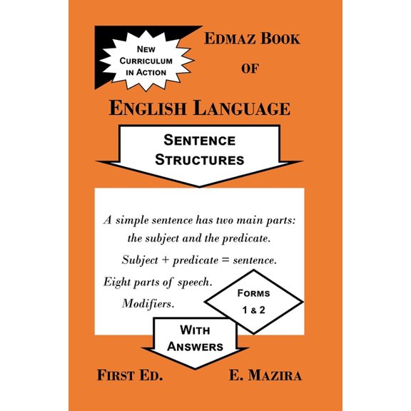 Edmaz Book of English Language: Sentence Structures (Paperback)