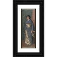 thumbnail image 1 of Edmond Francois Aman-Jean 11x24 Black Ornate Framed Double Matted Museum Art Print Titled: Portrait of a Japanese Woman (Mrs. Kuroki), 1 of 5