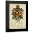 thumbnail image 1 of Edmondson 17x24 Black Modern Framed Museum Art Print Titled - Edmondson Heraldry II, 1 of 5