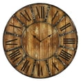thumbnail image 1 of Edmonson Wall Clock, Brown, 1 of 1