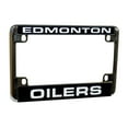 thumbnail image 1 of Edmonton Hockey Oiler's Chrome Motorcycle, RV or Trailer License Plate Frame, 1 of 5