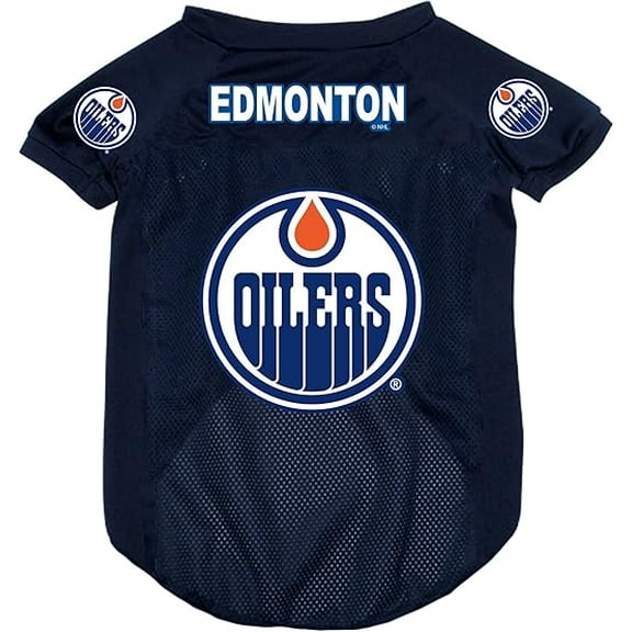 Edmonton Hockey Oilers Logo Extra Large XL Mesh Pet Dog Jersey