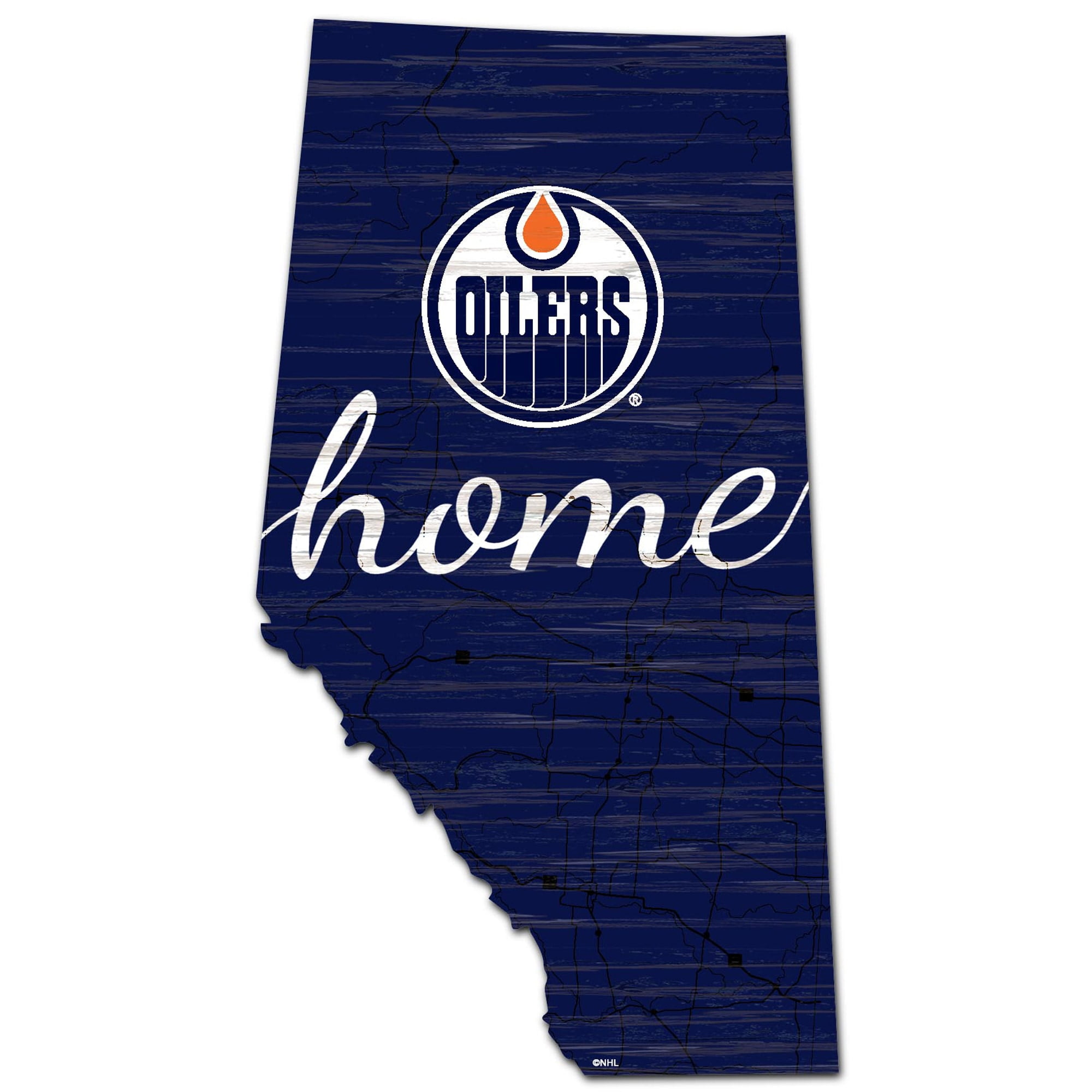 Edmonton Oilers 18'' x 18'' Canada Cutout Sign - Walmart.com