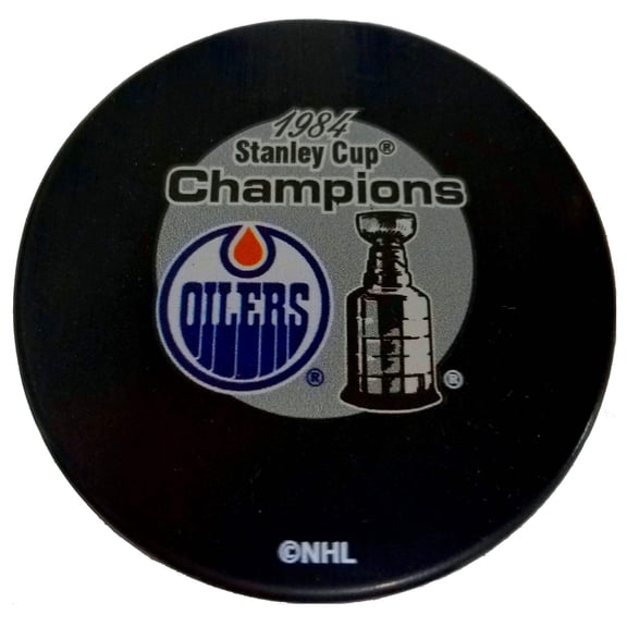 Edmonton Oilers 1984 Stanley Cup Champions Collectible Hockey Puck