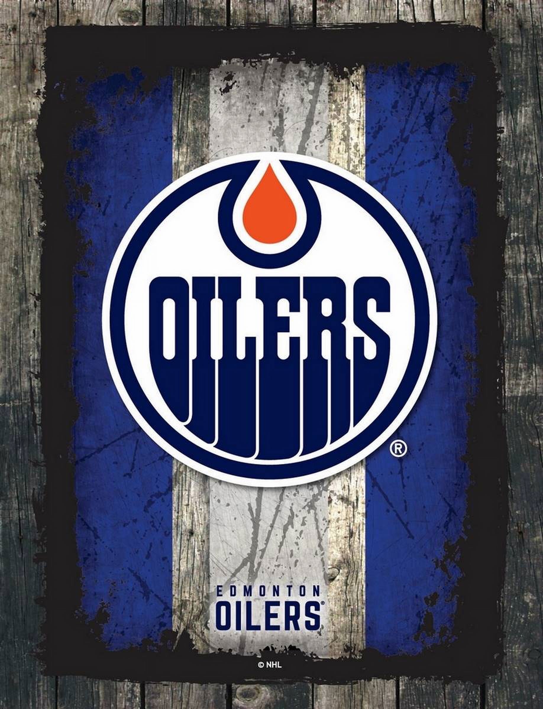 Edmonton Oilers 24 in. x 32 in. Canvas Wall Art