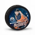 thumbnail image 1 of Edmonton Oilers Hockey Puck Bulk Connor McDavid Design, 1 of 2