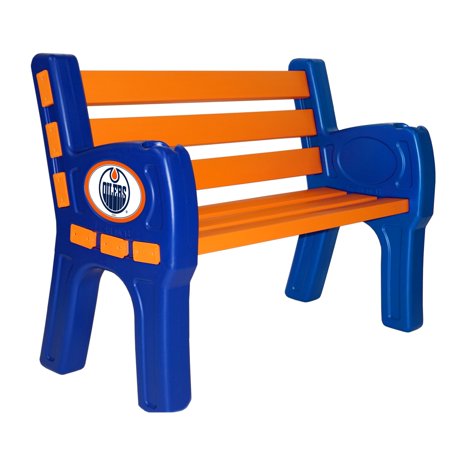 Edmonton Oilers Outdoor Bench