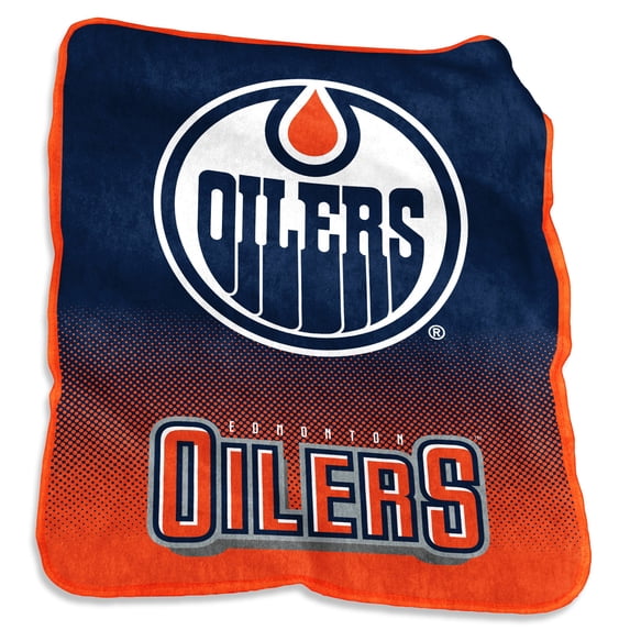 Edmonton Oilers Raschel Throw