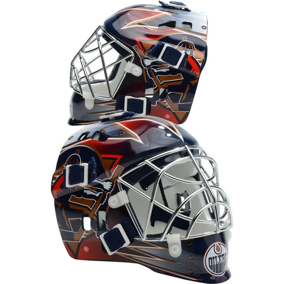 Edmonton Oilers Unsigned Franklin Sports Replica Mini Goalie Mask