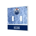 thumbnail image 1 of Edmonton Oilers Wordmark Double Toggle Lightswitch Plate, 1 of 4
