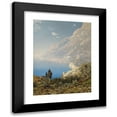 thumbnail image 1 of Edmund Berninger 14x18 Black Modern Framed Museum Art Print Titled - Coast at Amalfi, 1 of 5