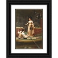 thumbnail image 1 of Edmund Blair Leighton 13x18 Black Ornate Wood Framed Double Matted Museum Art Print Titled - The Elopement (1893), 1 of 5