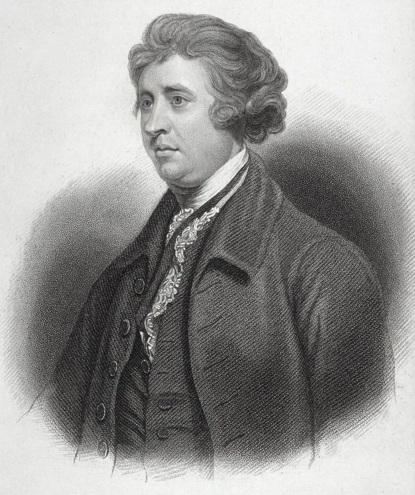 Edmund Burke 1729 To 1797 Anglo Irish Philosopher Author And Statesman Canvas Art - Ken Welsh Design Pics (13 x 15)