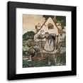 thumbnail image 1 of Edmund Dulac 15x18 Black Modern Framed Museum Art Print Titled - The Snow Queen Pl 3 (1911), 1 of 5
