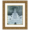 thumbnail image 1 of Edmund Dulac 15x18 Gold Ornate Wood Frame and Double Matted Museum Art Print Titled - The Snow Queen Pl 7 (1911), 1 of 4