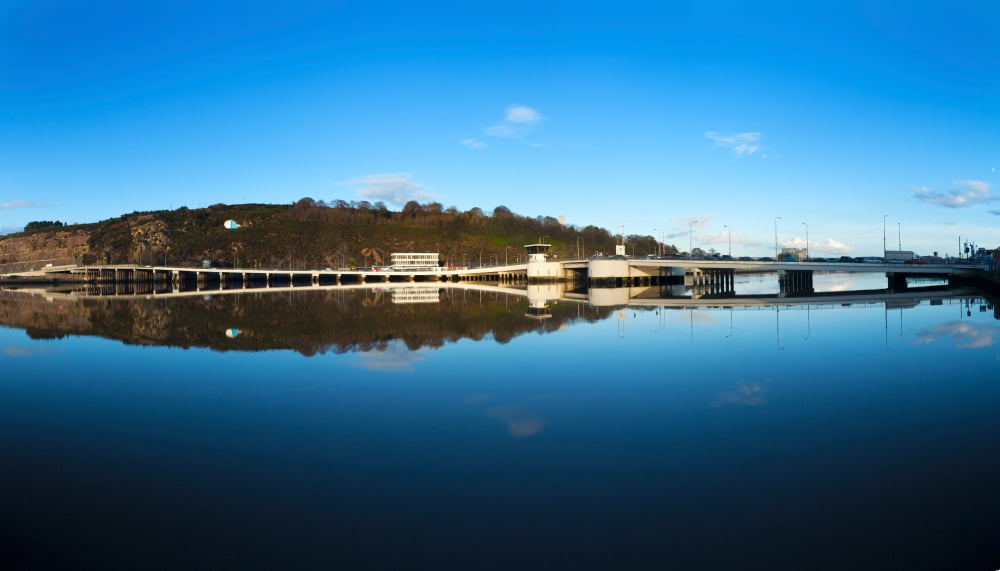 Edmund Rice Bridge across a river River Suir Waterford City County Waterford Republic Of Ireland Canvas Art - Panoramic Images (24 x 14)