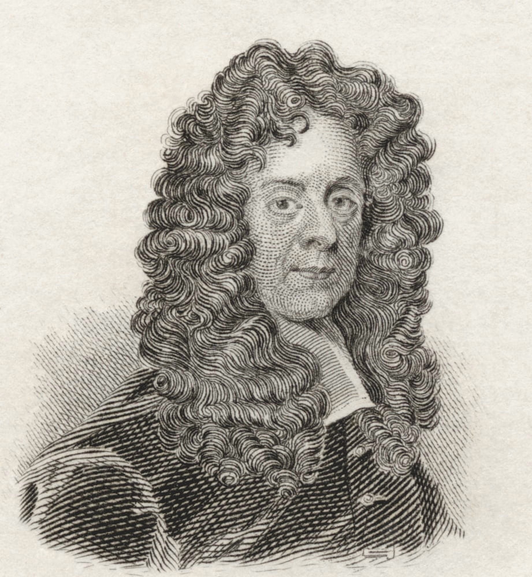 Edmund Waller 1606 To 1687 English Poet And Politician From Crabbs Historical Dictionary Published 1825 Canvas Art - Ken Welsh  Design Pics (14 x 15)
