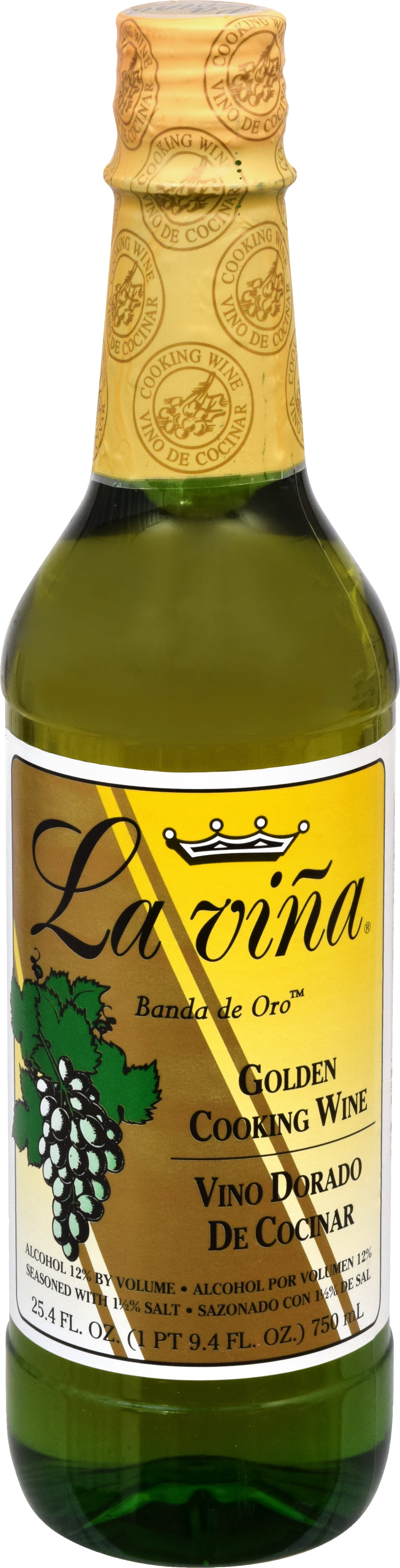 Edmundo Golden Cooking Wine, Vino Dorado de Cocinar 25.4 Oz