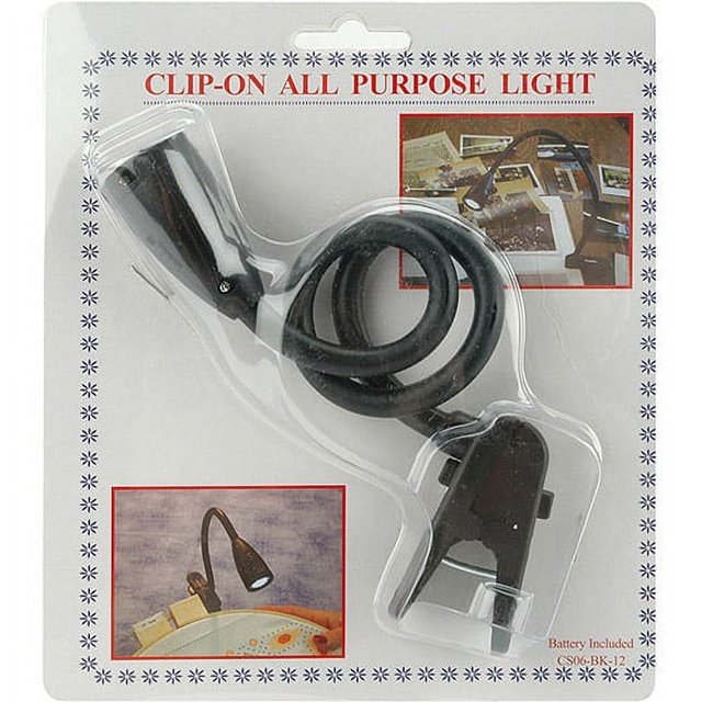 Edmunds ClipOn All Purpose Light, Black