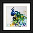 thumbnail image 1 of Edmunds, Sydney 12x12 Black Ornate Wood Framed with Double Matting Museum Art Print Titled - Plumes and Feathers, 1 of 4