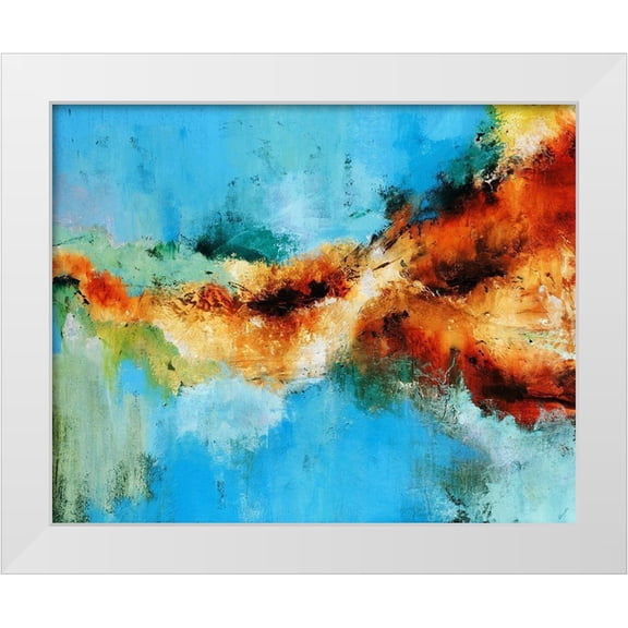 Edmunds, Sydney 14x12 White Modern Wood Framed Museum Art Print Titled - Sun Dance