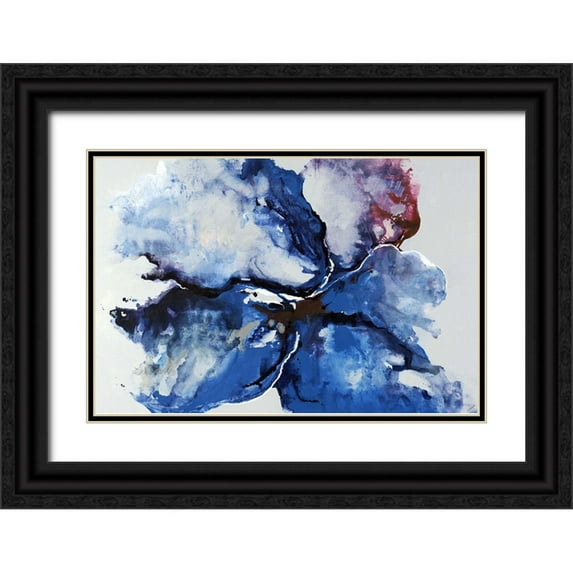 Edmunds, Sydney 18x13 Black Ornate Wood Framed with Double Matting Museum Art Print Titled - Magic Pool