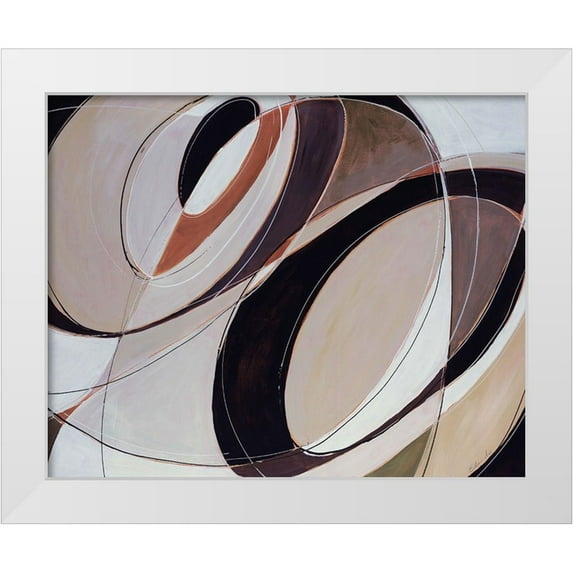 Edmunds, Sydney 32x26 White Modern Wood Framed Museum Art Print Titled - Modern Times