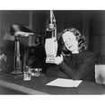 thumbnail image 1 of Edna St. Vincent Millay American Poet Seated Behind Cbs Microphone Speaking On The Children Are Also People, 1 of 1