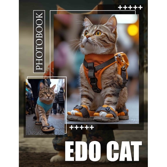 Edo Cat Photo Book: 40 Unique Illustrations of Charming Felines from Edo Period to Enjoy, (Paperback)