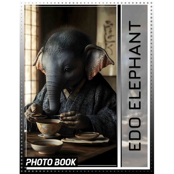 Edo Elephant Photo Book: Explore Stunning 40 Images Of Majestic Elephants In A Unique Cultural Experience, (Paperback)