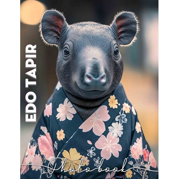 Edo Tapir Photo Book: Explore 40 Stunning Images Of The Unique Edible Species In Vibrant Detail, (Paperback)