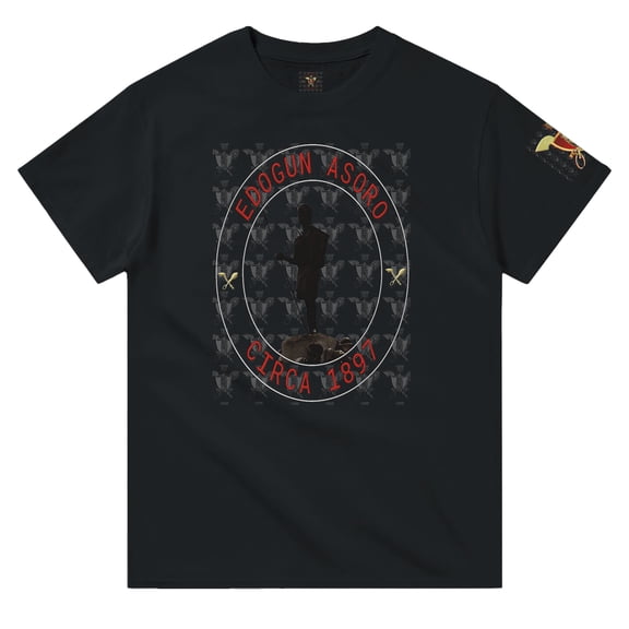 Edogun Asoro Heavyweight Unisex T-Shirt - Black