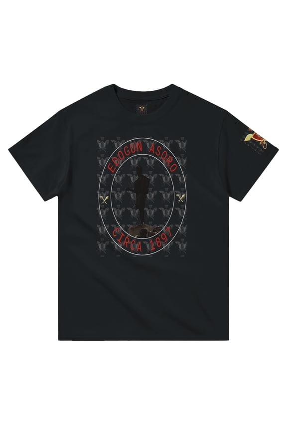 Edogun Asoro Heavyweight Unisex T-Shirt - Black