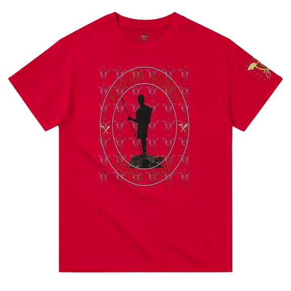 Edogun Asoro Heavyweight Unisex T-Shirt - Red