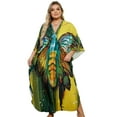 thumbnail image 1 of Edolynsa Caftans for Women Plus Size Swimwear Kaftan Cover up Loose Fit Beachwear Mumu House Dress Nightgown, 1 of 9